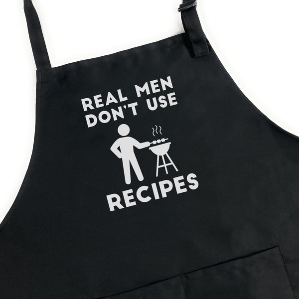 Real Men Don't Use Recipes Apron