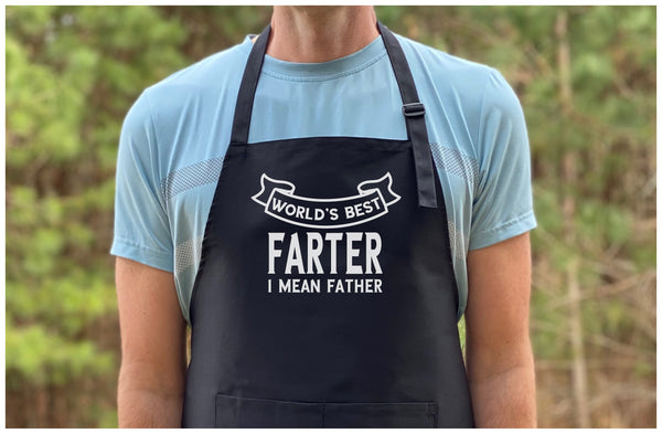 World's Best Farter, I Mean Father Apron