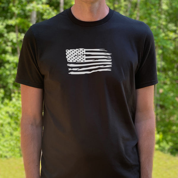 Distressed American Flag Shirt